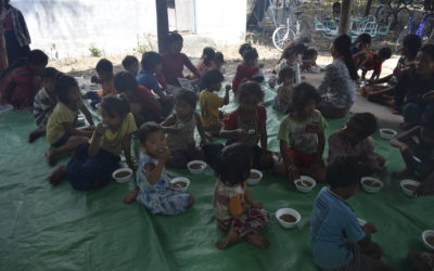 Damodara Puja and food for life at Siem Reap